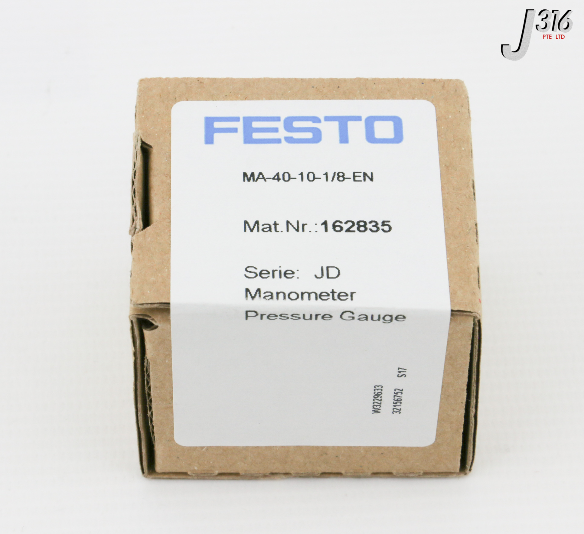 4本セットの③ 31443 FESTO PRESSURE GAUGE,162835 (NEW) MA-40-10-1/8-EN | eBay
